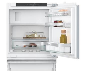 Indbygningskøleskab med fryser 82 x 60 cm fladhængsel med dæmpet lukning (soft close) - Siemens iQ500 - KU22LADD0